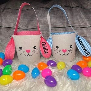 Adorable Personalized Easter Baskets / Egg Hunt Baskets